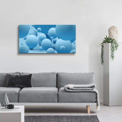 «Bubble Rain» par Epic Portfolio, art mural en verre acrylique