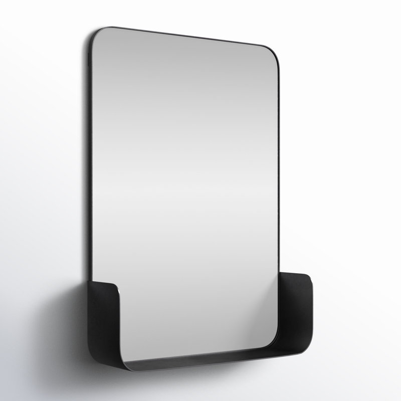 Miroir décoratif Ember, Noir