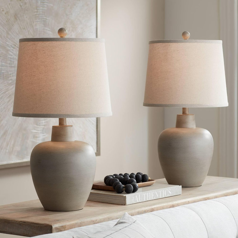 Lampe de table en céramique Tehama
