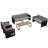 7-Person Patio Conversation Sets With Coffee Table-123819549