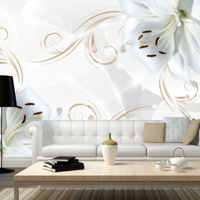 White Dancers 2.8m x 400cm Wallpaper