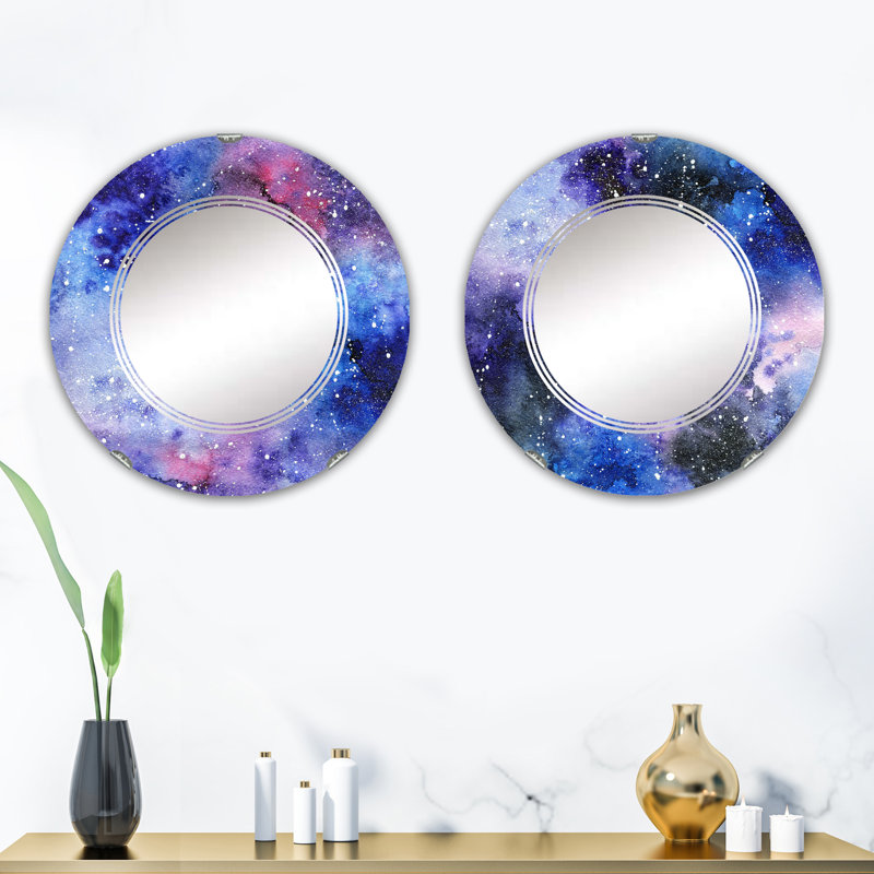 Ensemble de 2 miroirs sans cadre