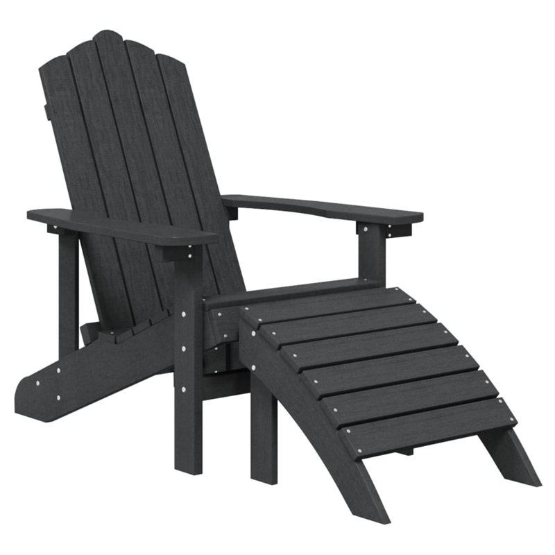 Coverty Adirondack Chair, Anthracite, 1