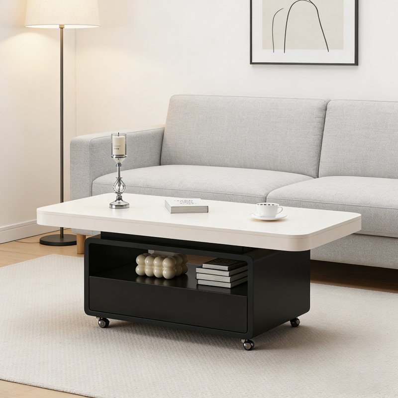 Rockwell, Blanc, H 16,53 po x L 51,18 po x l 27,55 po