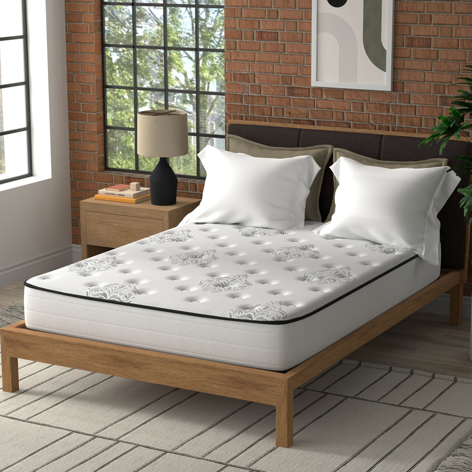 12" Medium Pillow Top Hybrid Mattress, 12'', California King