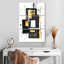Peinture abstraite dorée Avery II-108506033