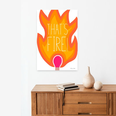 C'est du feu! Art mural contemporain audacieux et audacieux