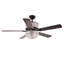 Chaîne de 52 po pour ventilateur de plafond en cristal à 5 pales avec ensemble d'éclairage inclus Caruthersville-379948998