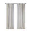 Panneau de rideau imprimé 2Pk avec rayures touffetées 2-PC 50X84 "-1520829579