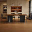 Table de salle à manger rectangulaire en bois massif de style médiéval-1024845051