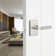 Levanto Privacy Rosette, Staight Knurled Grip