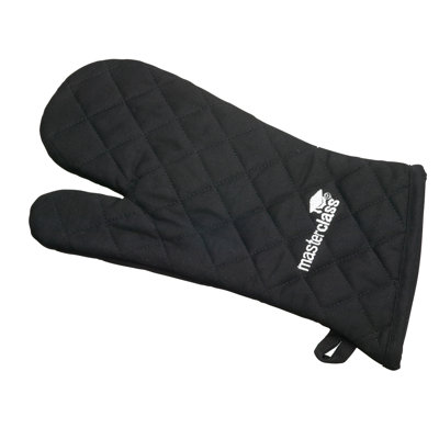 Deluxe Professional Black Single Oven Glove