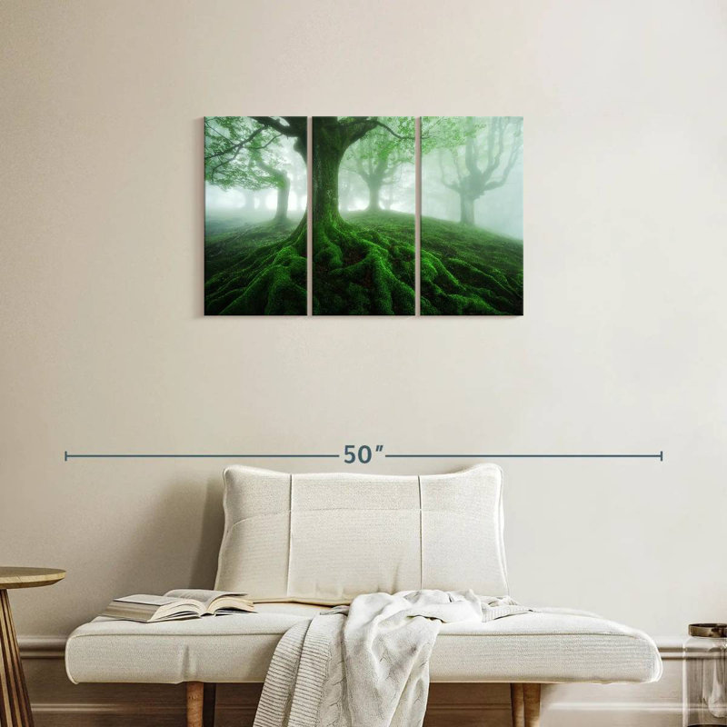 Alvord Mossy Foggy Forest, 20" H x 33" W