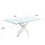 Table en verre de style moderne