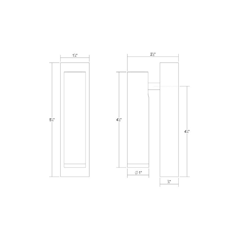 Haim Aluminum LED Spotlight, Textured White