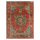 Heriz One-of-a-Kind 9'1" X 11'11" Area Rug