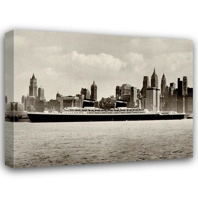 SS United States 1953, 36" H x 46" W