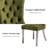 Klingbeill Tufted Velvet Upholstered Metal Accent Dining Chair-699284439-699284433-736050807