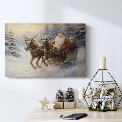 Christmas Holiday Arts - Toile tendue avec châssis