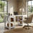 Allysyn Hollister Modern 59.1" Study Table With Open Storage And Shelves-1647223839