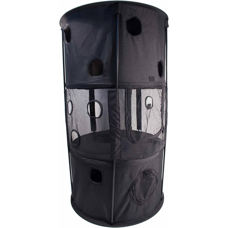 Lit pour chat colonne, Noir