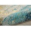 Tapis abstrait bleu / jaune Adrihana-1258171107