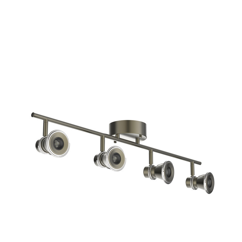4-LIGHT Round Flushmount
Gunmetal Finish, 4 Light