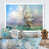 Toile blanche avec cadre photo