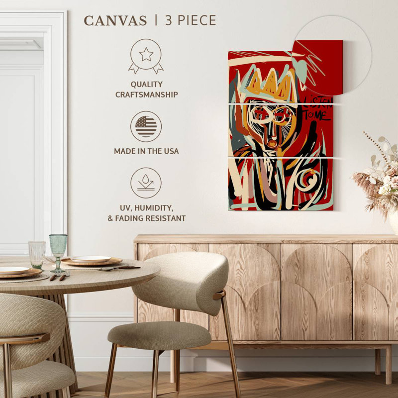 Listen To The Young King, 38" H x 24" W