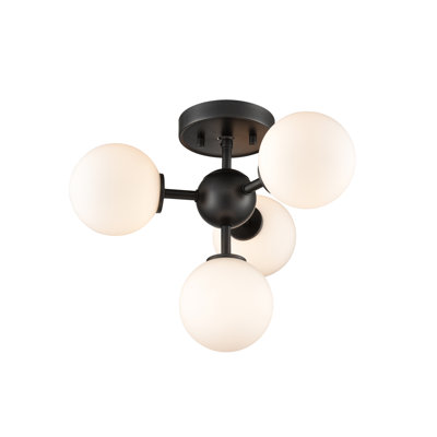 Pickerington Glass Semi Flush Mount