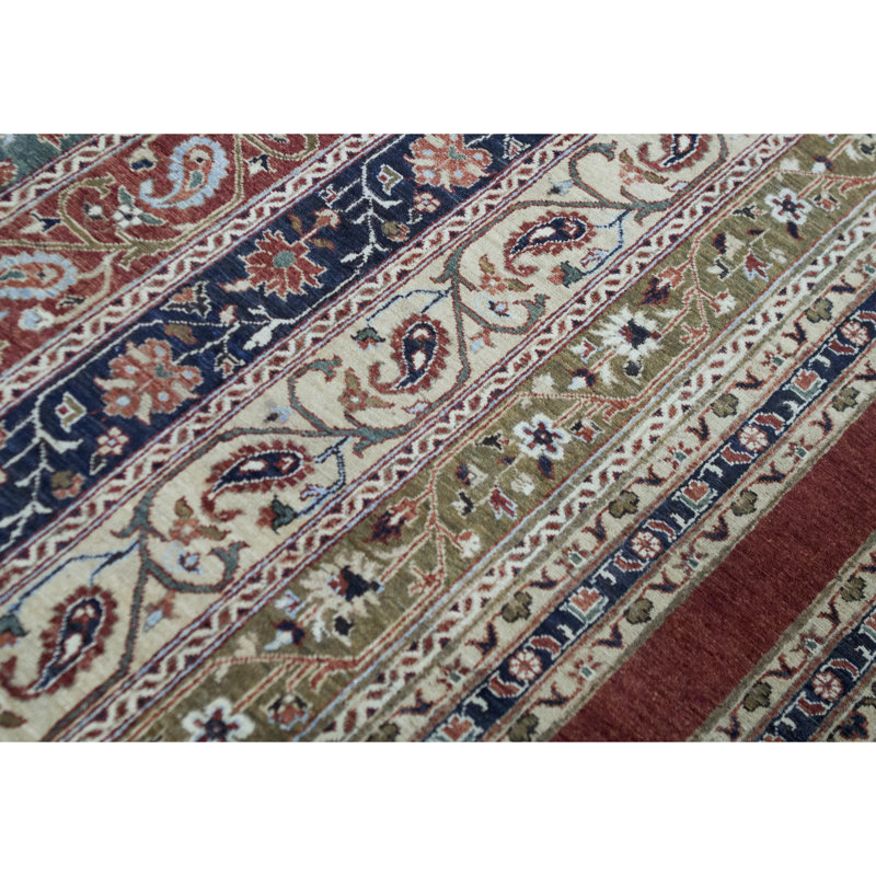 Aryana Hand Woven Wool Paisley Area Rug