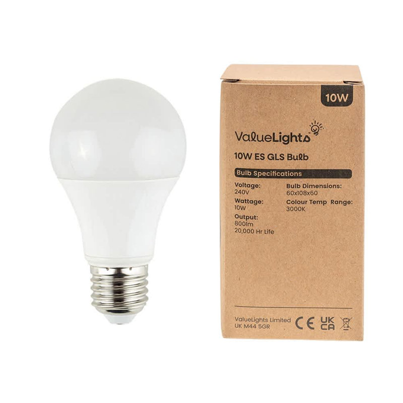 10W E27 LED GLS Light Bulb