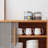 Scandinavian Cherry Wood Storage Food Cabinet