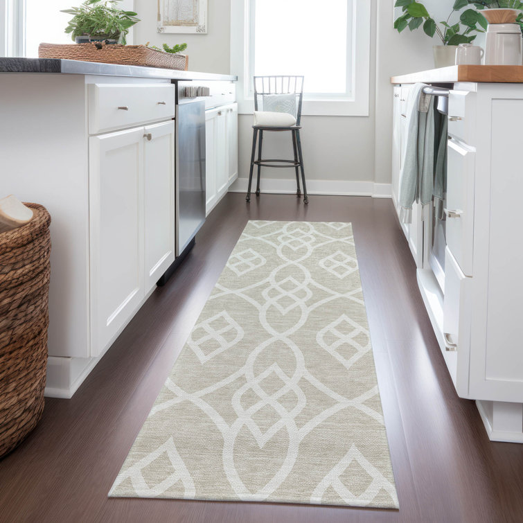 Malek Indoor/Outdoor Area Rug with Non-Slip Backing