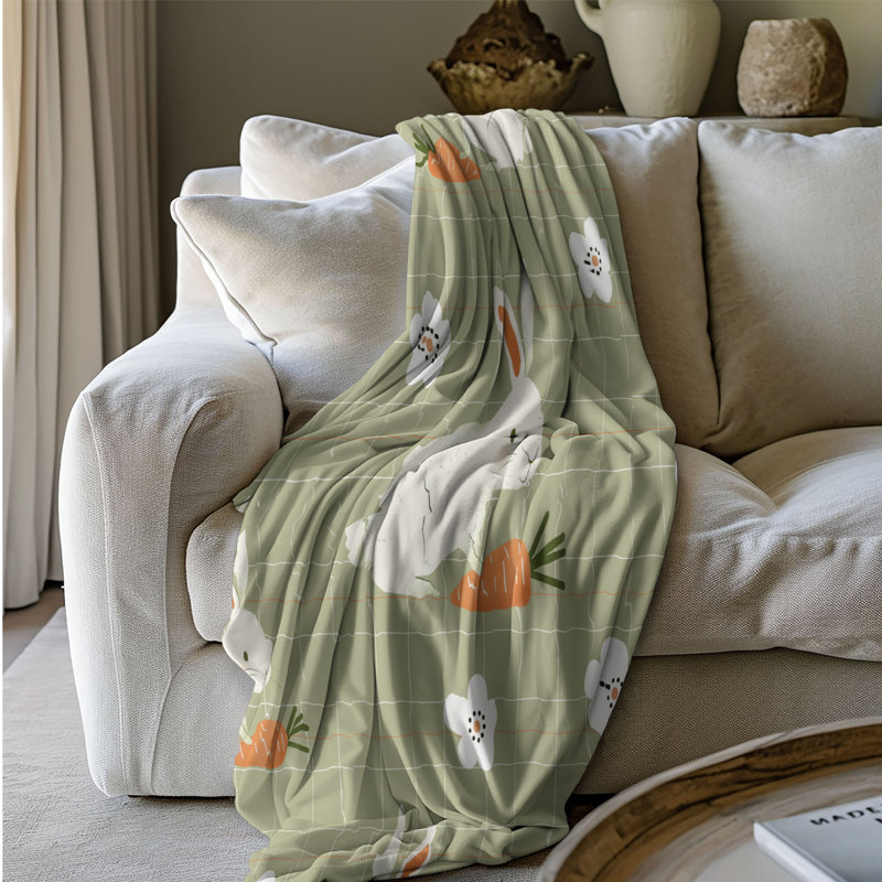 Boho Hop - 1 Piece Premium Blanket, Queen