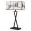 Lacon 64cm Tiffany Glass Art Deco Style Rectangle Table Lamp