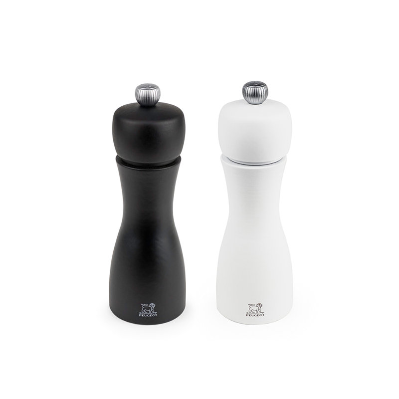 Tahiti Duo Salt and Pepper Grinder Set, 6" H x 2" W x 2" D