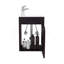 Lavabo pour salle de bain Hudson, noir-878445650