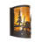 8" Wide Elk At Lake Right Wall Sconce