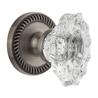 Bouton de porte Grandeur Newport Rosette