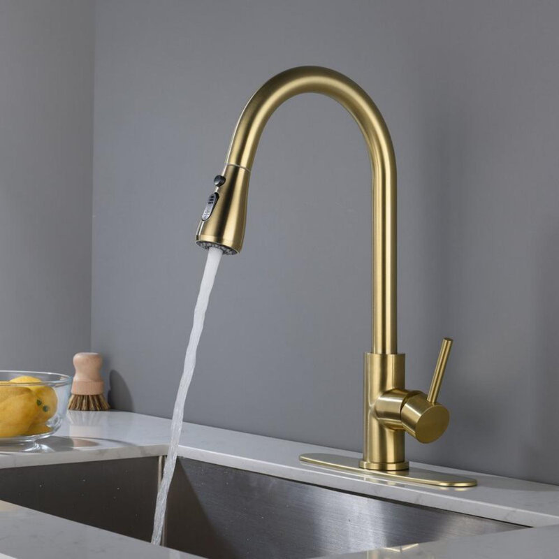 OKEBA Pull Out Kitchen Faucet