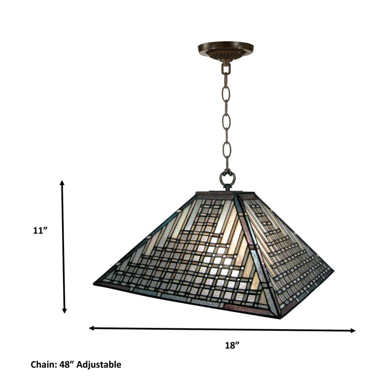 Laderback Mission Tiffany Pendant