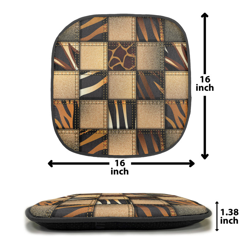 Outdoor 1.38'' Dining Chair Seat Cushion