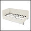 Lit plateforme simple tapissier