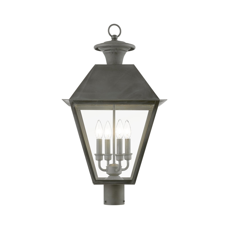 Florinel Lantern Head, Charcoal, 27" H x 15" W x 15" D