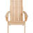 Brently Modern Wood Adirondack Chair with Table