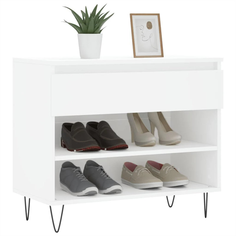 Achouhada Shoe Storage, White