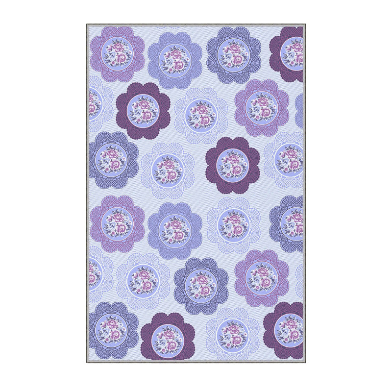 Premium Hall Carpet, 2.6 x 9.8 ft, 100% Polyester, 0.3 in Pile Height | Antibacterial, Non-Slip PVC Felt Dot Underside | Machine Washable, 3D Digital Printing | Durable & Stylish for Home Décor