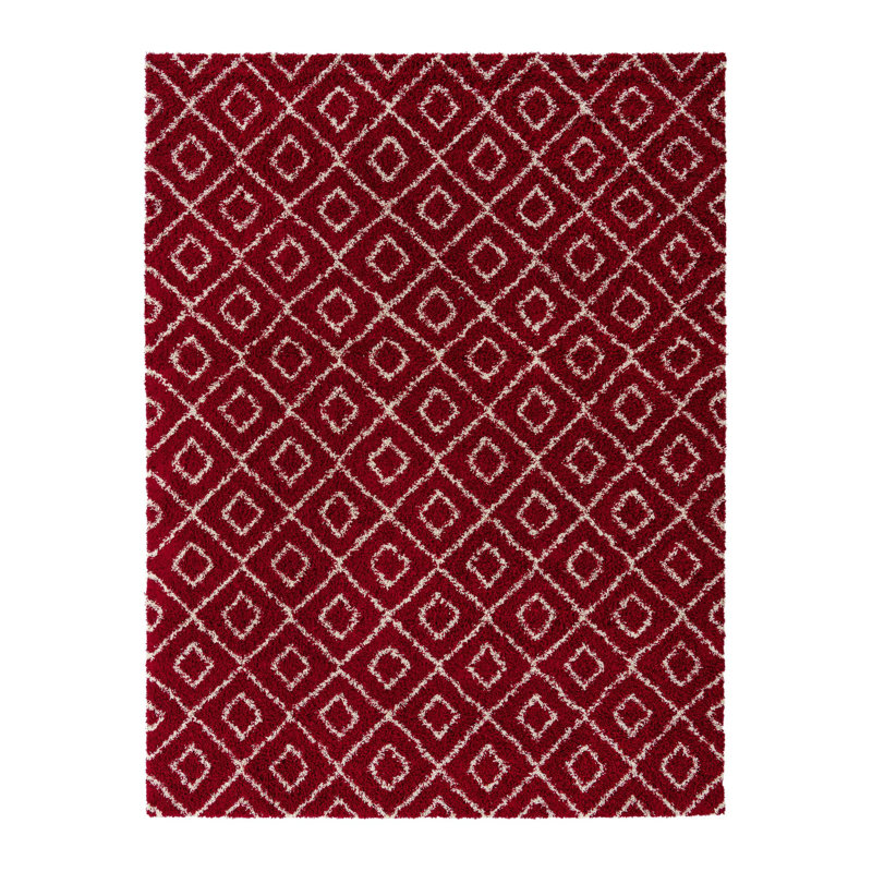Assata Geometric Indoor Rug, Rectangle 10'8" x 14'