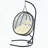 Foldable Hanging Egg Chair for One with Adjustable Feet and Removable Headrest-552213329-552213334